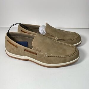NEW St. John’s Bay Oakdale Sand Boat Shoes Men’s size 10.5